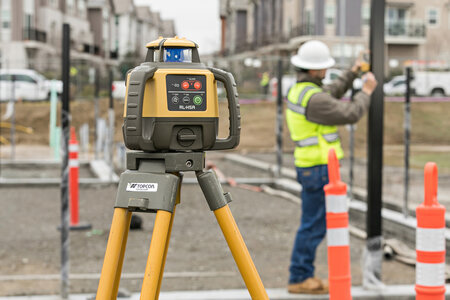 TOPCON RL-H5A horizontale laser met LS-80 laserontvanger