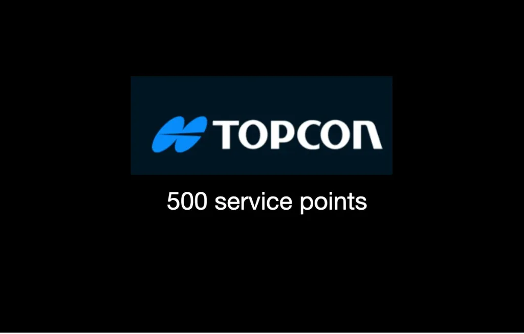 [1030544-01] 500 Topcon service points