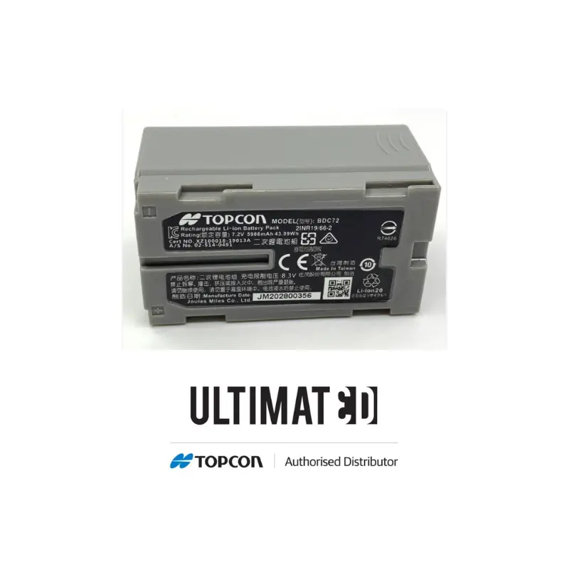 BDC72, Li-ion batterij 7,2V , 5,986mAh